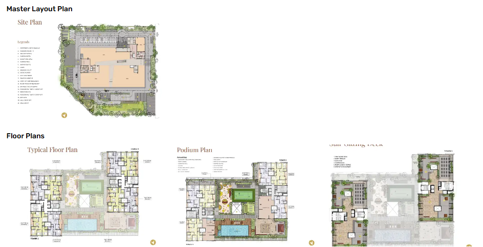 Ruchi One Victoria - MLP & Floor Plans
